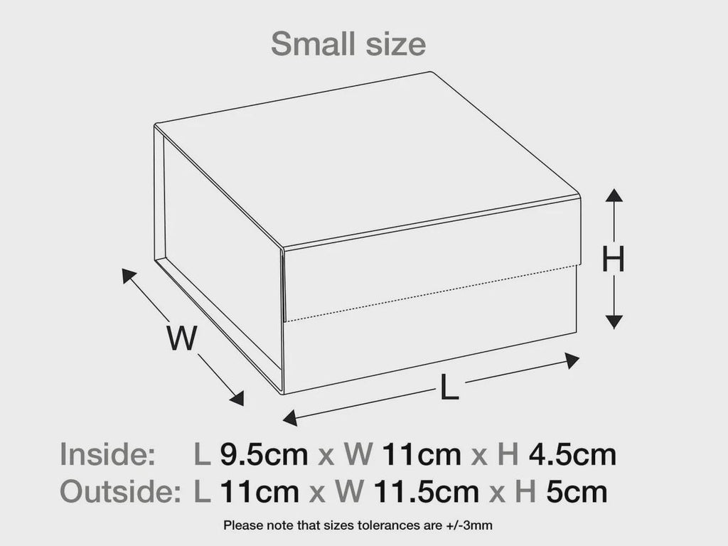 Small Bride Gift Box | Luxury White Keepsake Memory Box | Silver/Gold Lettering