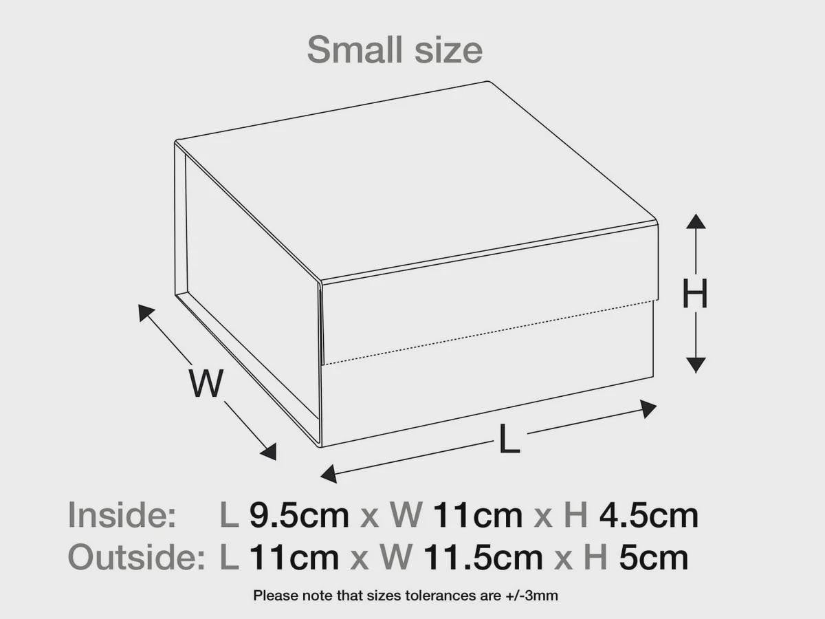 Small Bride Gift Box | Luxury White Keepsake Memory Box | Silver/Gold Lettering