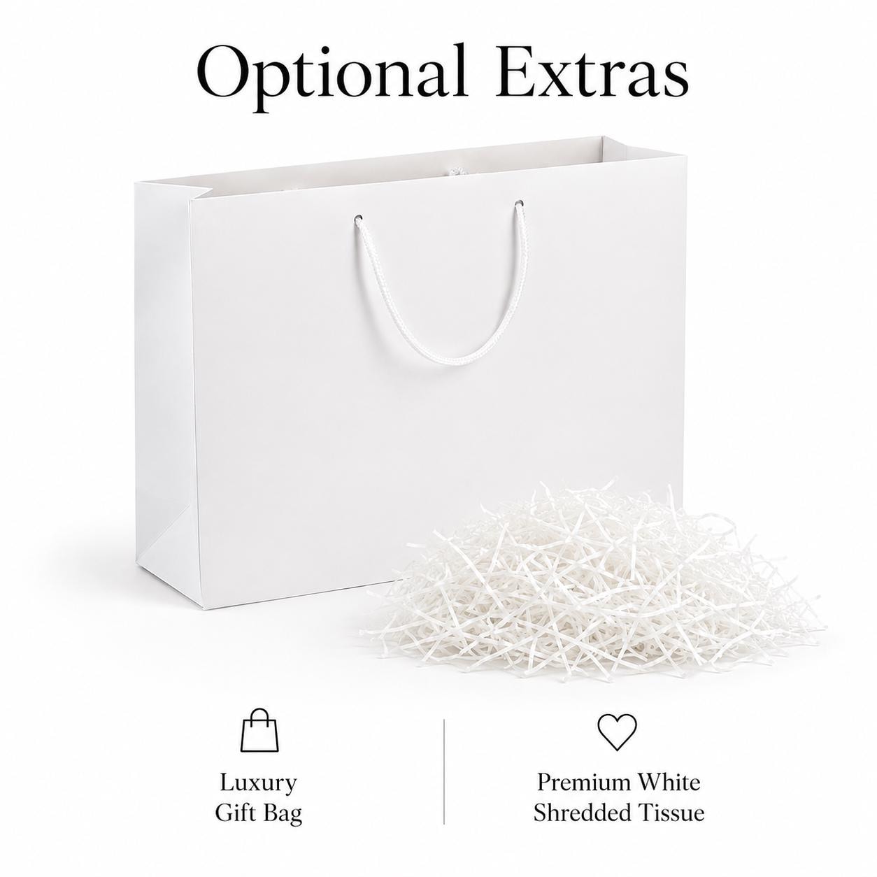Luxury Photo Memory Box | Magnetic Keepsake Gift Box (White or Black)