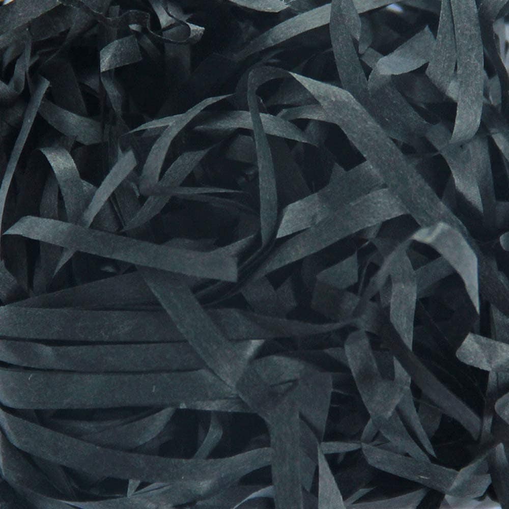 Shredded Tissue Paper | Hamper Filler | Gift Box Filler | Eco Friendly Packaging | White & Black