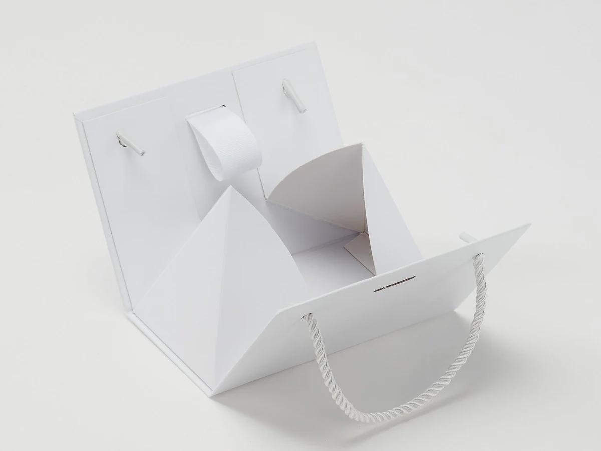 Luxury White BoxBag | Bridesmaid Proposal Gift Packaging
