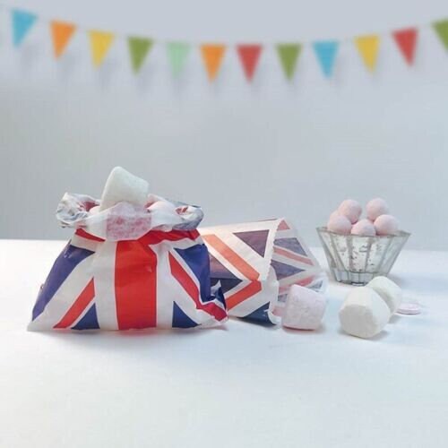 Union Jack Paper Bags | Eco Friendly Gift Packaging | Treat Bags | 5x7 & 7x9
