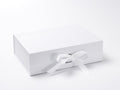 Luxury White Keepsake Box | Magnetic Closure Gift Packaging, Memory Storage