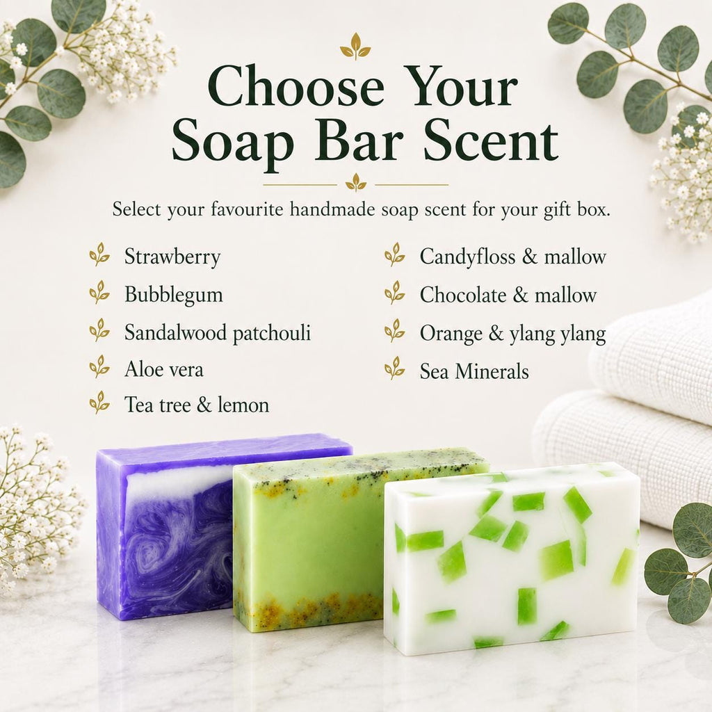 Letterbox Eco Pamper Gift Set | Shampoo, Conditioner Bars, Handmade Soap, Bamboo Accessories