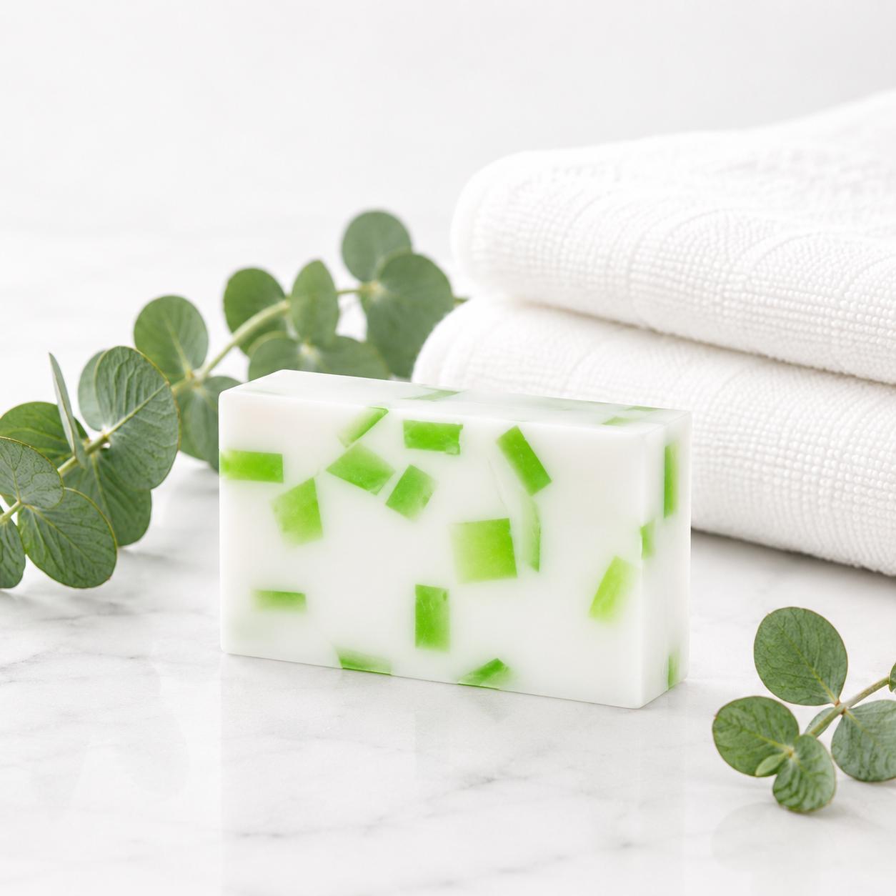 Handmade Aloe Vera Soap | Vegan, Fragrance-Free, Sensitive Skin Cleanser