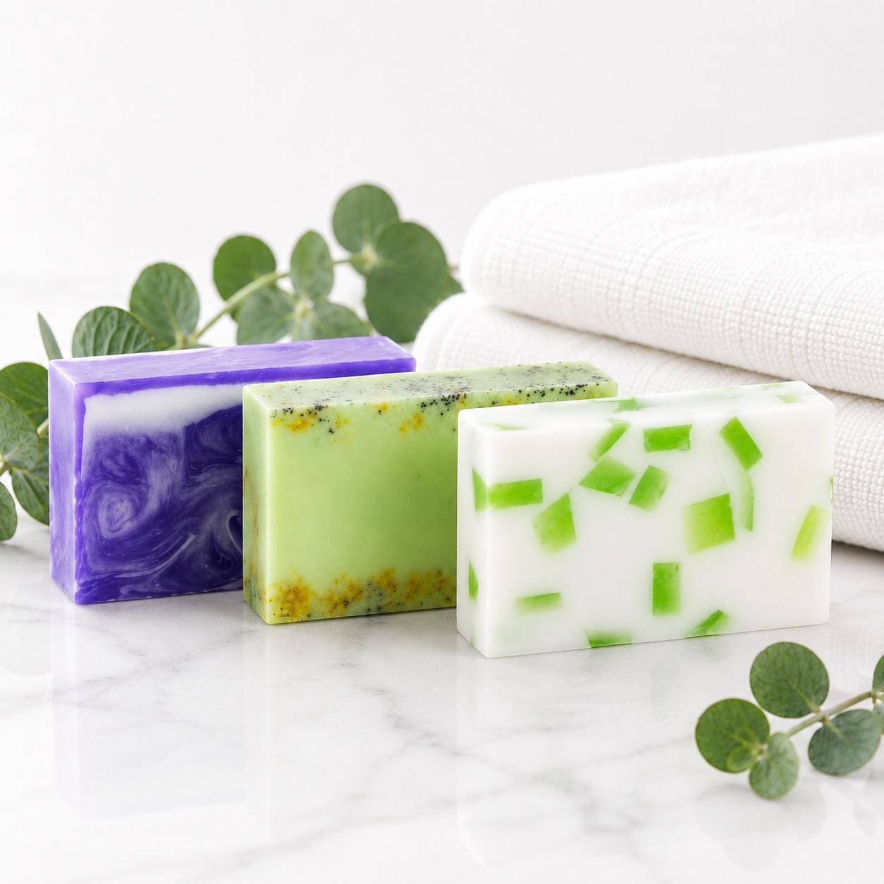 Handmade Vegan Soap Bundle | Choose 3, 5, or 8 Bars | Plastic-Free Gift