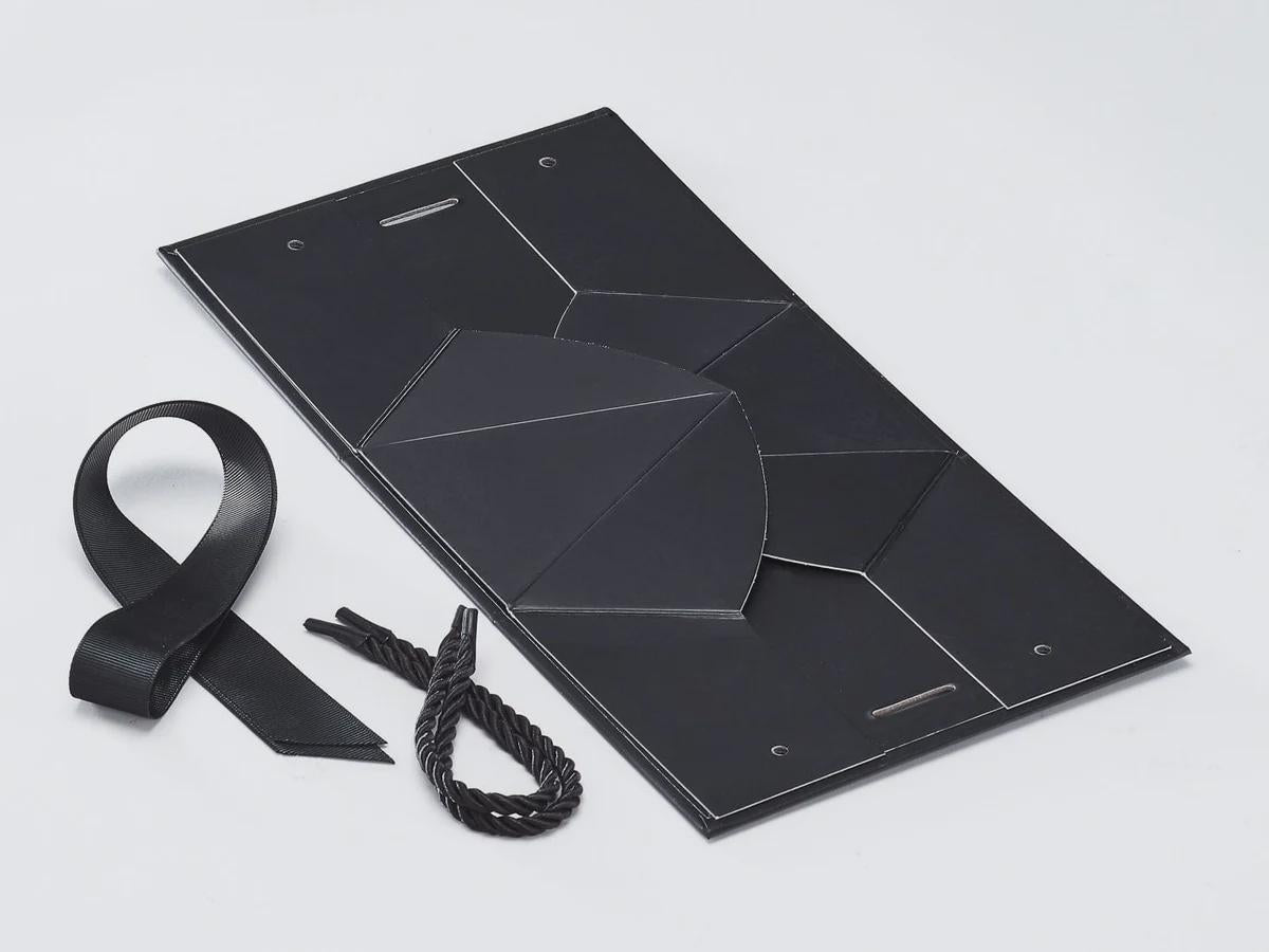 Luxury Black BoxBag | Magnetic Gift Box Bag | Rigid Gift Packaging | Reusable Keepsake