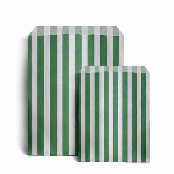 Candy Stripe Paper Bags | Mixed Colours, Party Favours, Sweet Bags
