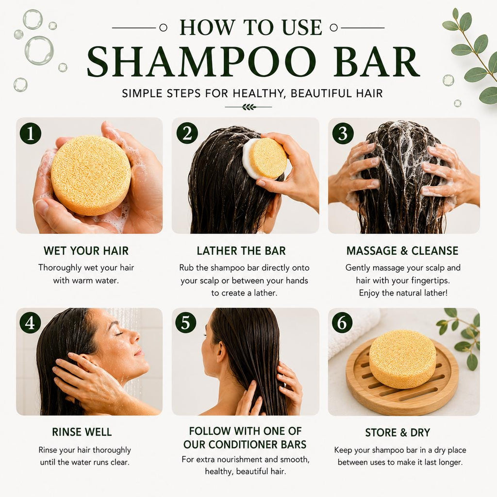 Eco Shampoo & Conditioner Gift Set | Choose Your Hair Type | Bamboo Soap Dishes | Plastic Free