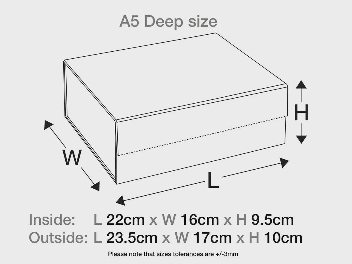 Luxury Black Keepsake Box | Magnetic Closure Gift Packaging, Memory Storage
