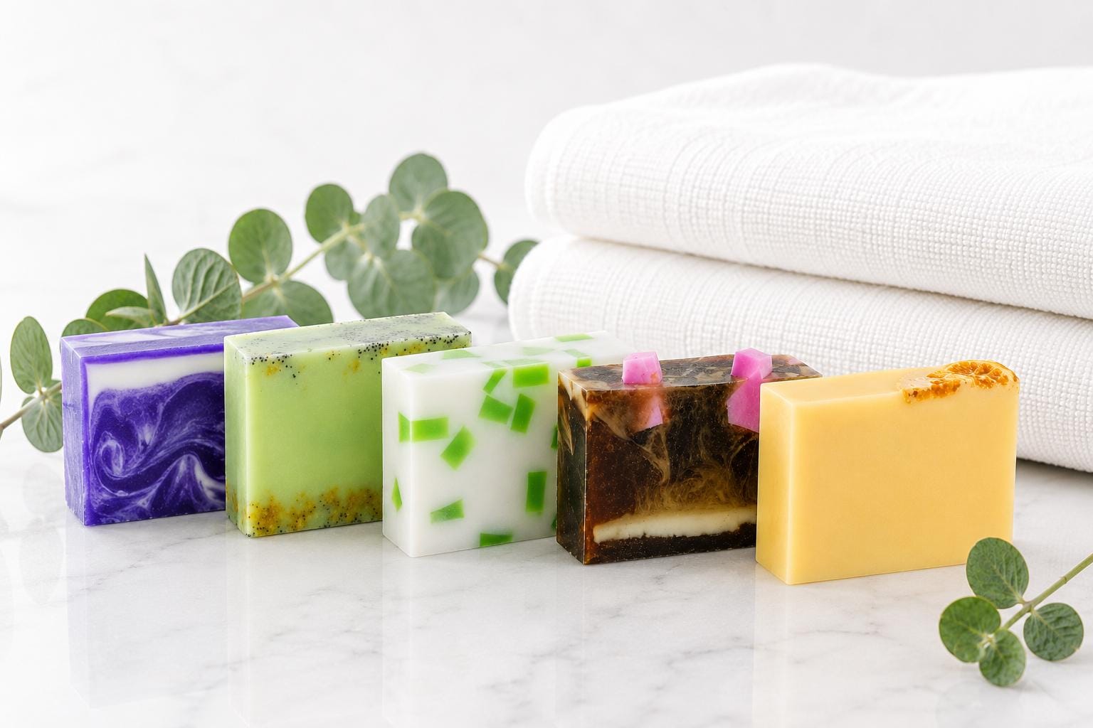 Handmade Vegan Soap Bundle | Choose 3, 5, or 8 Bars | Plastic-Free Gift
