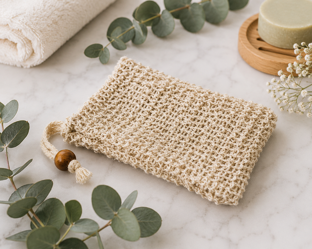 Sisal Soap Bag – Natural Soap Saver & Scrub Pouch
