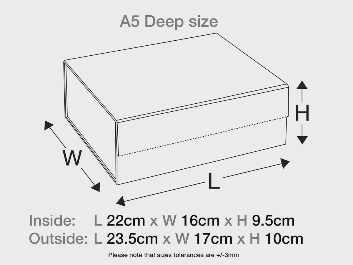 White Luxury Keepsake Box: Memory Box with Ribbon