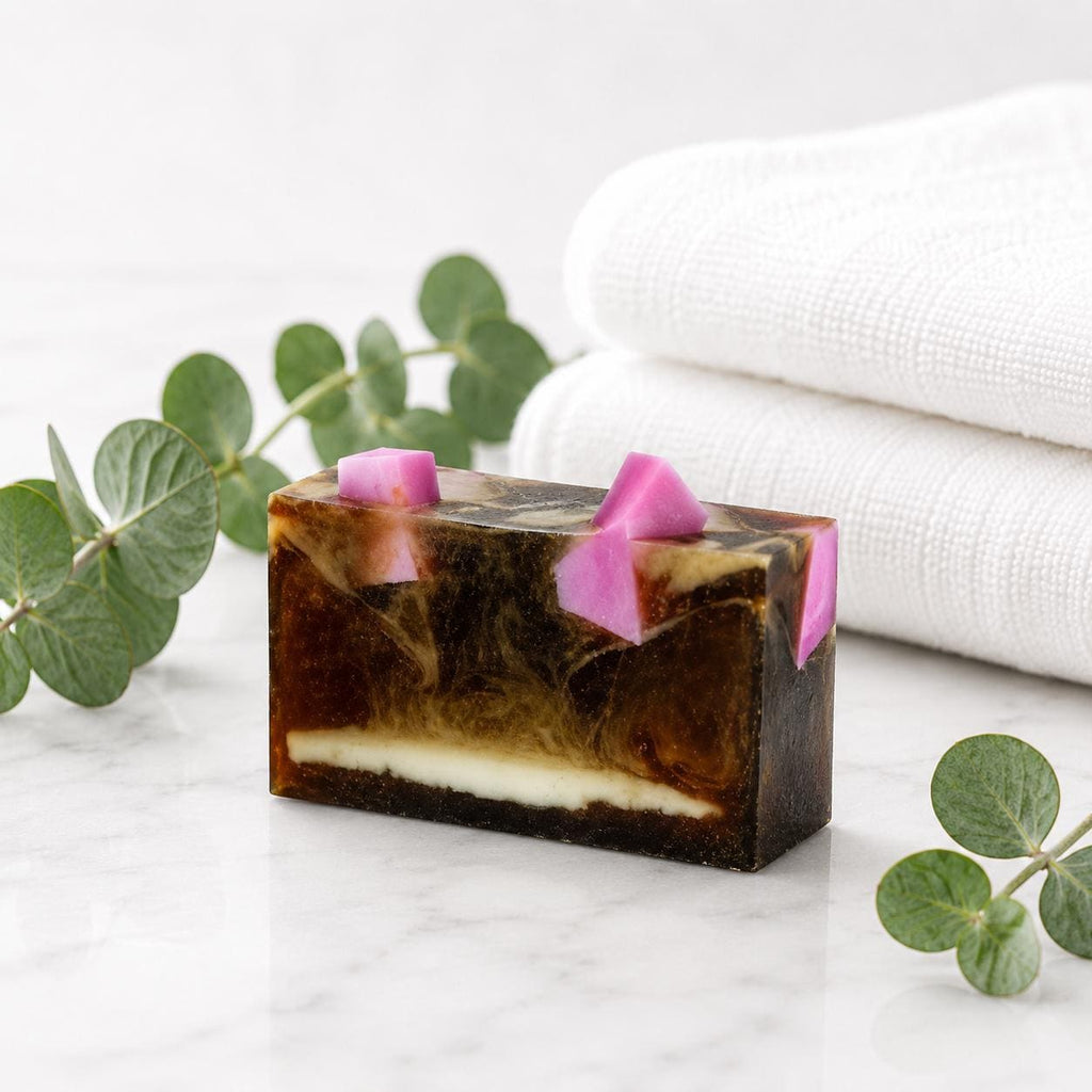 Chocolate Mallow Soap | Vegan Cocoa Butter, Jojoba Avocado Oil, SLS Free