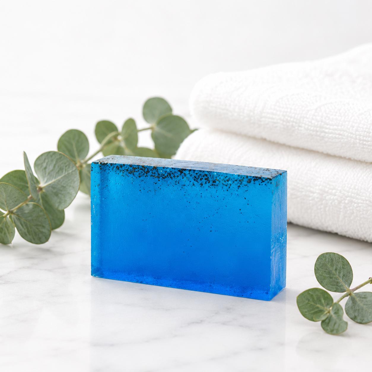 Dead Sea Salt Soap | Men's Shaving Soap | Handmade Soap | Vegan Soap | Palm Oil Free | Eco Friendly Gift