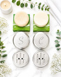 Shampoo & Conditioner Bars + 2 Storage and Travel Drainage Tins