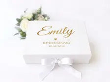 Personalised Bridesmaid Keepsake Gift Box