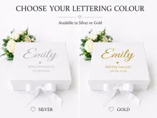 Personalised Bridesmaid Keepsake Gift Box