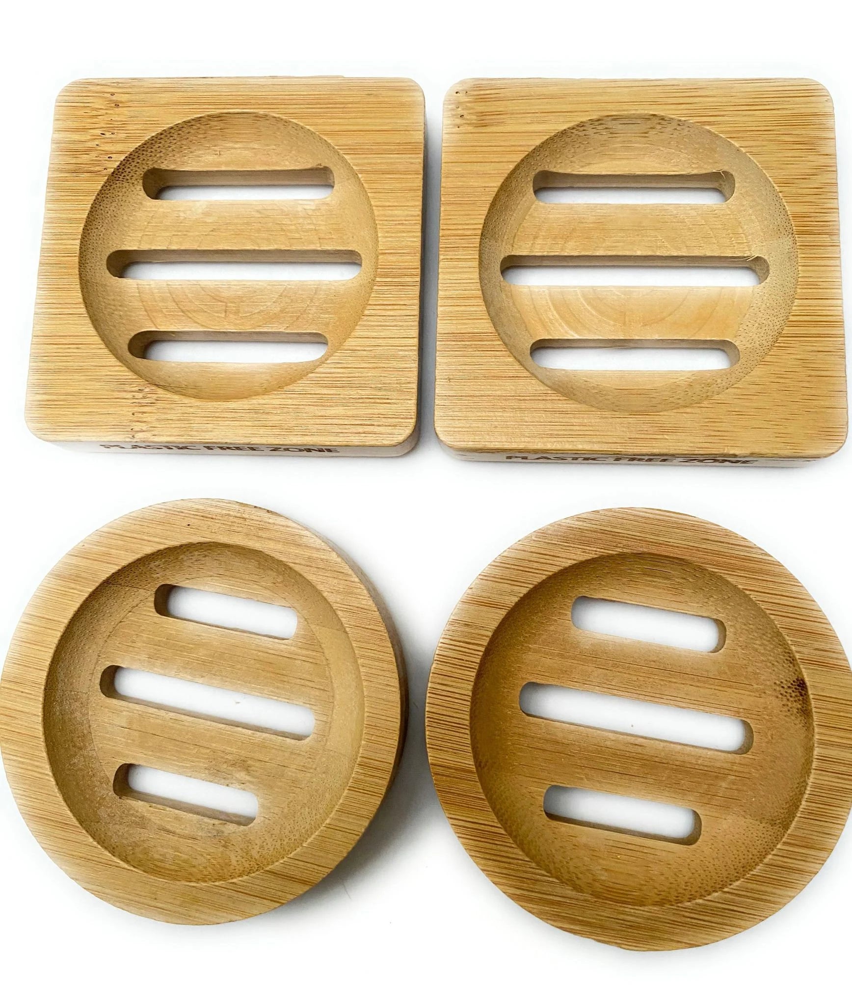 Bamboo Soap Dish – Round or Square